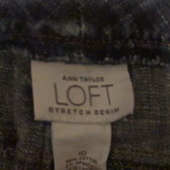 LOFT Denim Jeans Size 10 - Picture 3 of 4